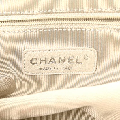 Chanel Washed Lambskin Quilted Large Chain Around Messenger Black 7 of 10