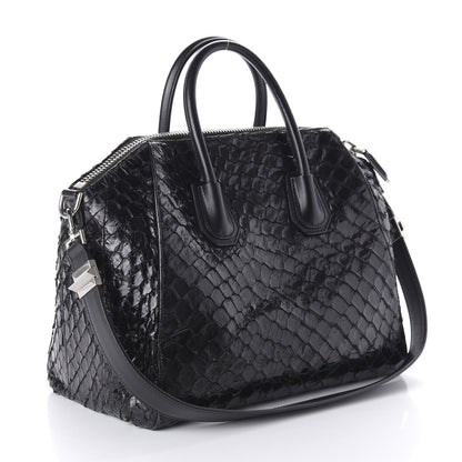 Givenchy Calfskin Pirarucu Medium Antigona Black 3 of 10