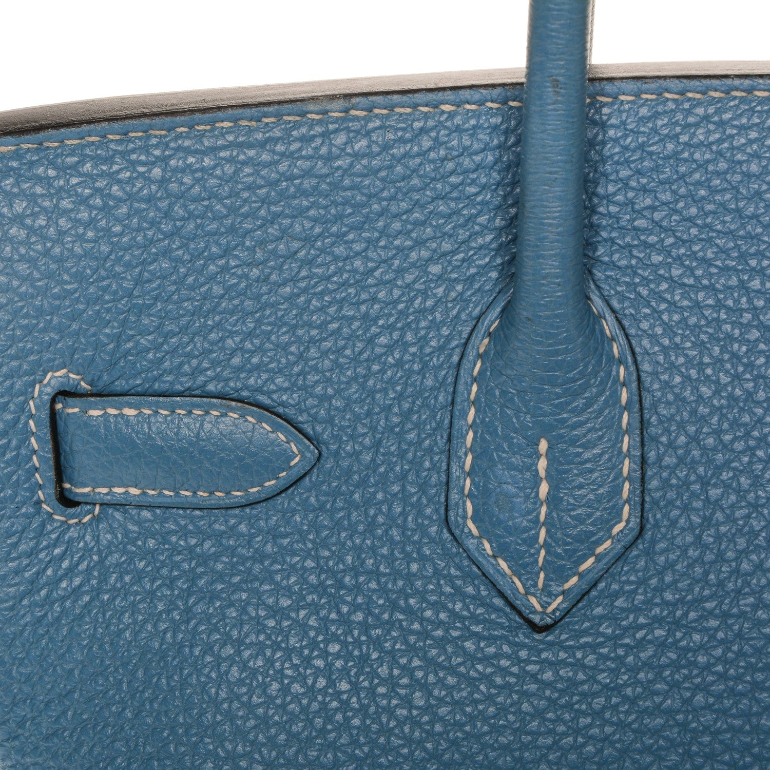 Hermes Togo Birkin 30 Blue Jean 8 of 27
