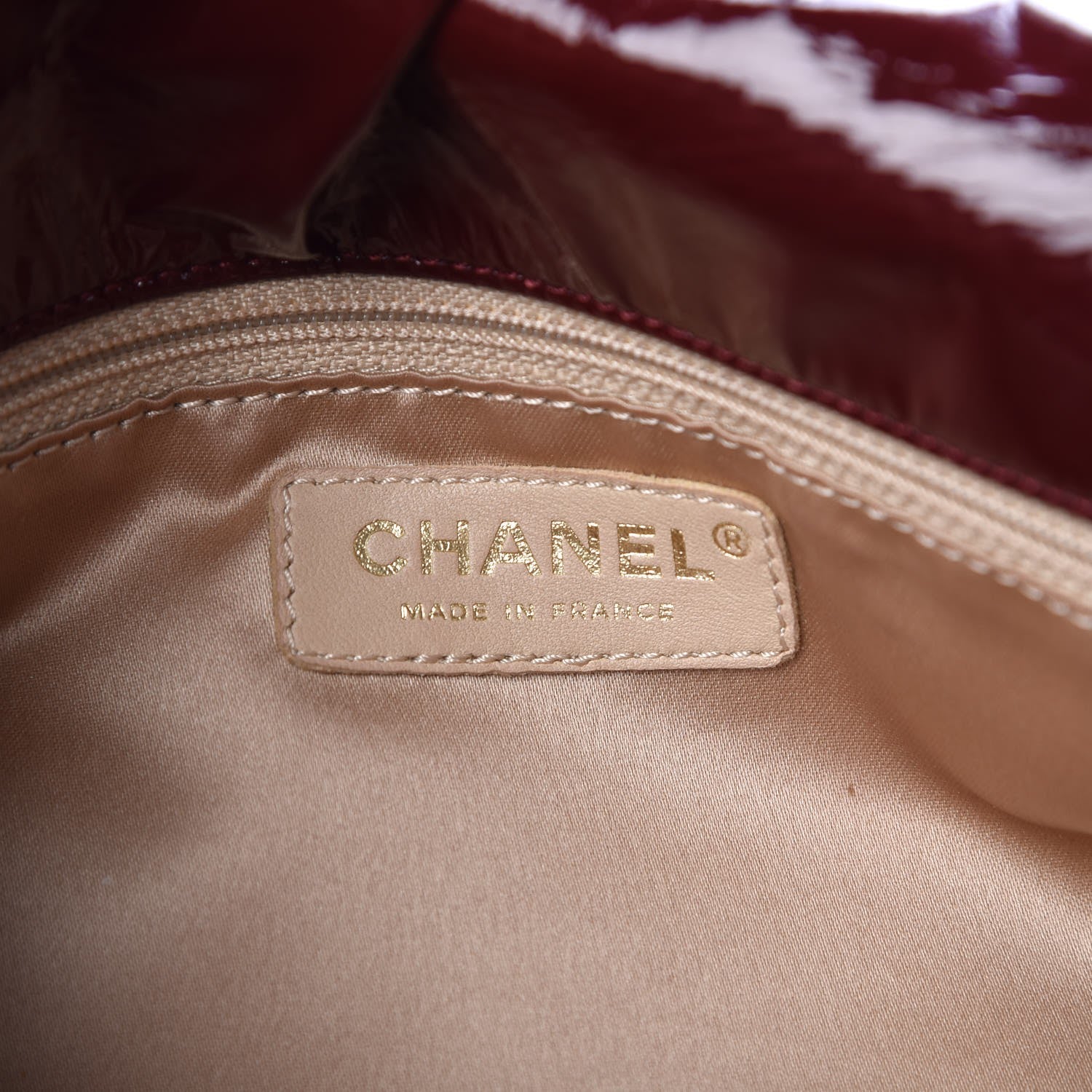 Chanel Vinyl Medium Rock and Chain Flap Bordeaux 7 of 9