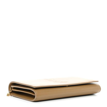 Saint Laurent Calfskin Belle de Jour Chain Clutch Beige 4 of 8
