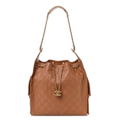 Chanel Caviar Quilted Medium Chanel 25 Handbag Brown 1 of 12