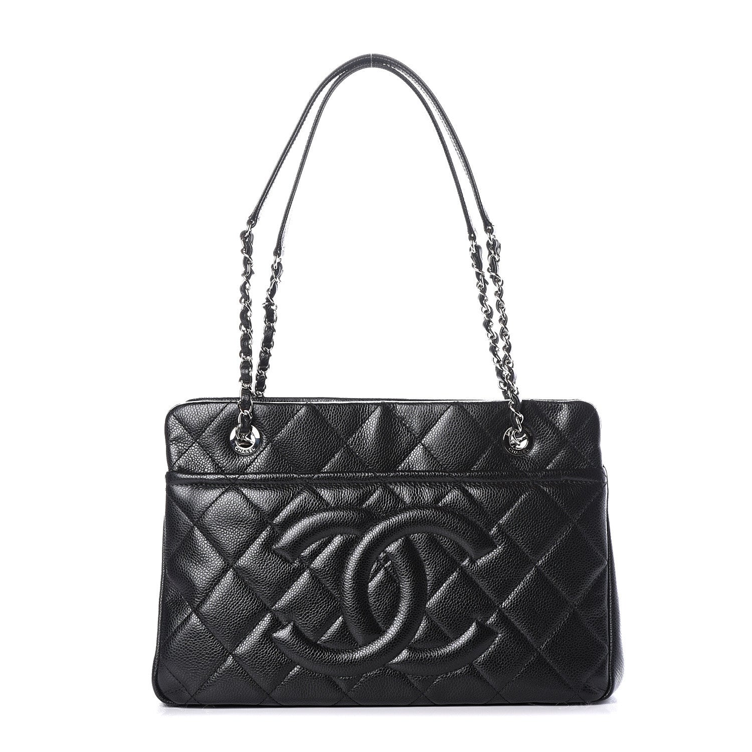 Chanel Caviar Quilted Timeless CC Soft Tote Black 1 of 10
