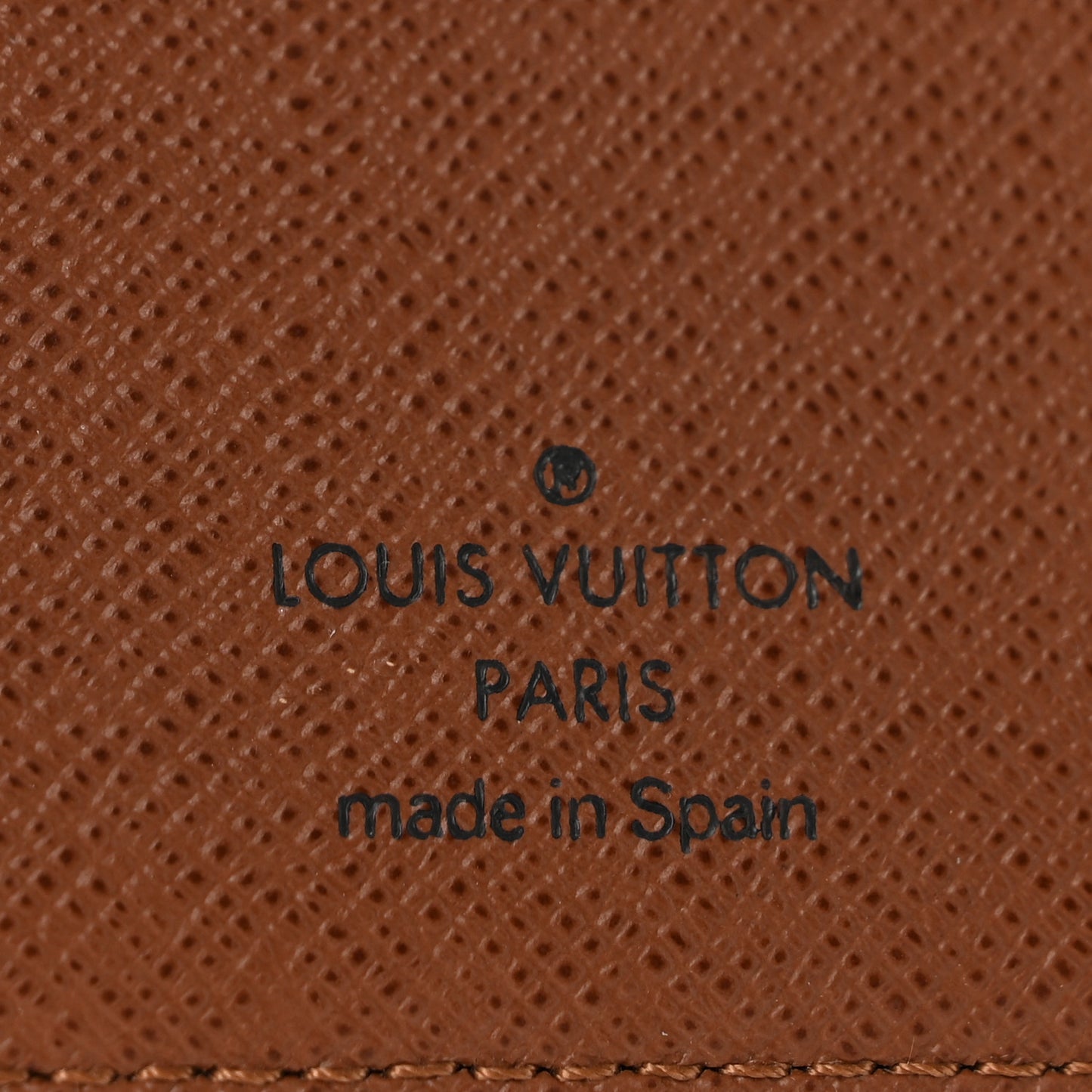 Monogram Pocket Agenda Cover