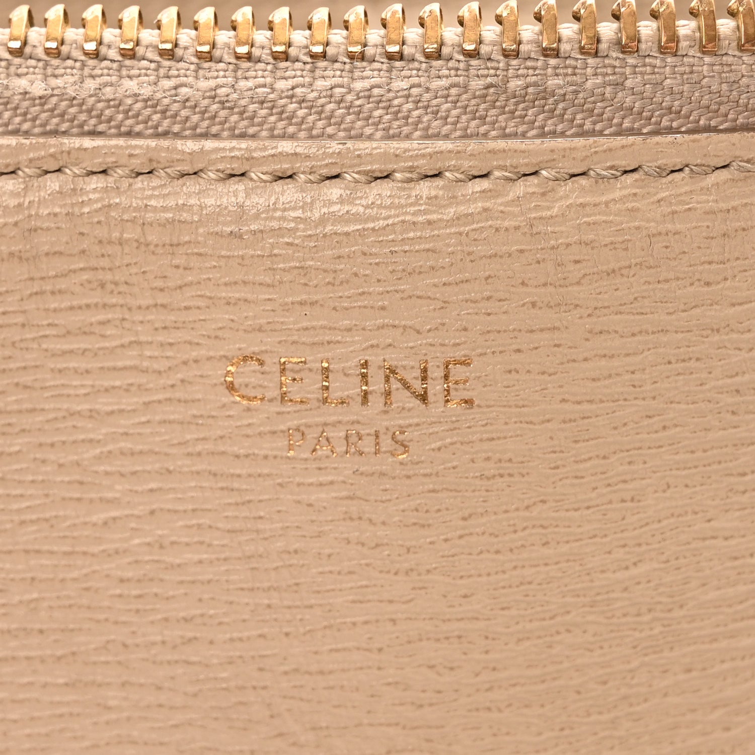 Celine Liege Calfskin Small Trio Crossbody Bag Taupe 6 of 9