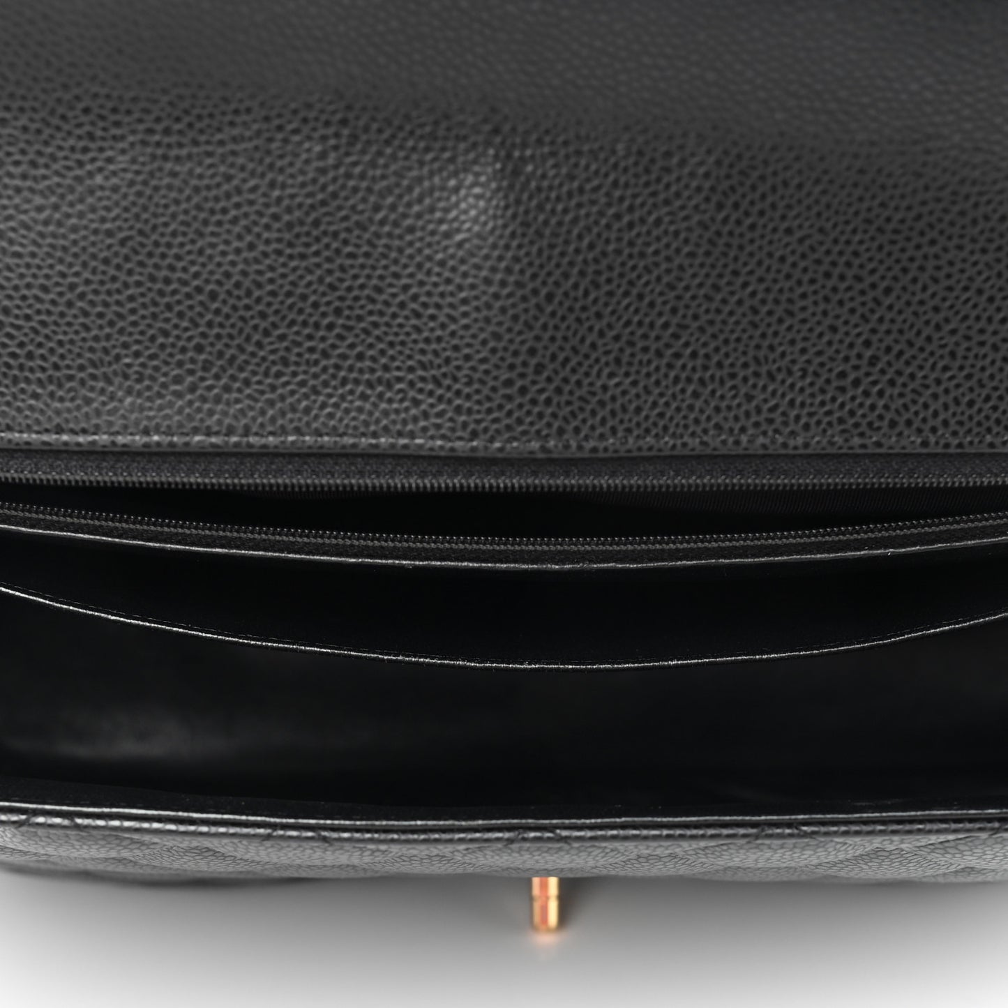 Caviar Quilted Maxi Single Flap Black