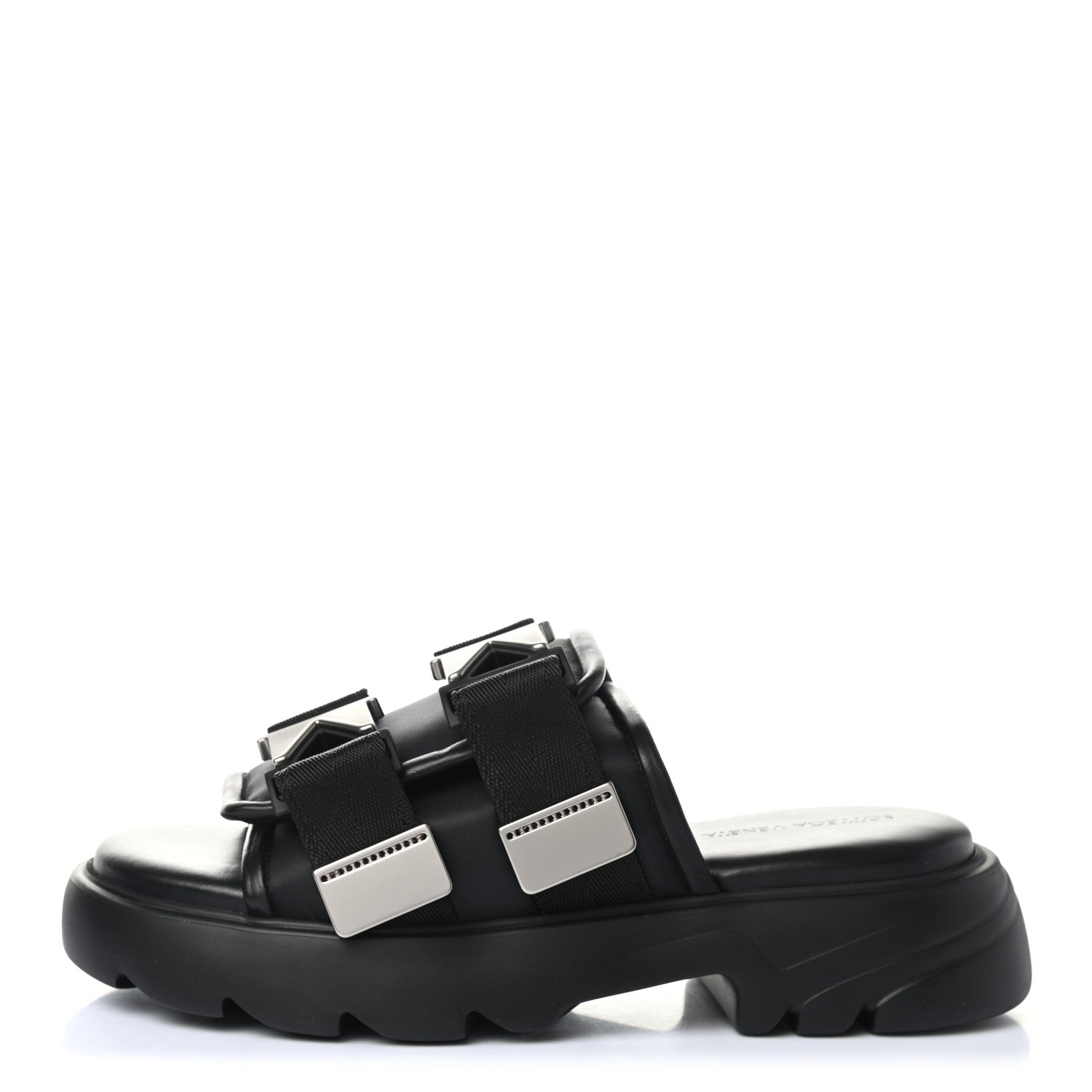 Bottega Veneta Nappa Flash 45mm Flat Sandals 38 Black 1 of 9