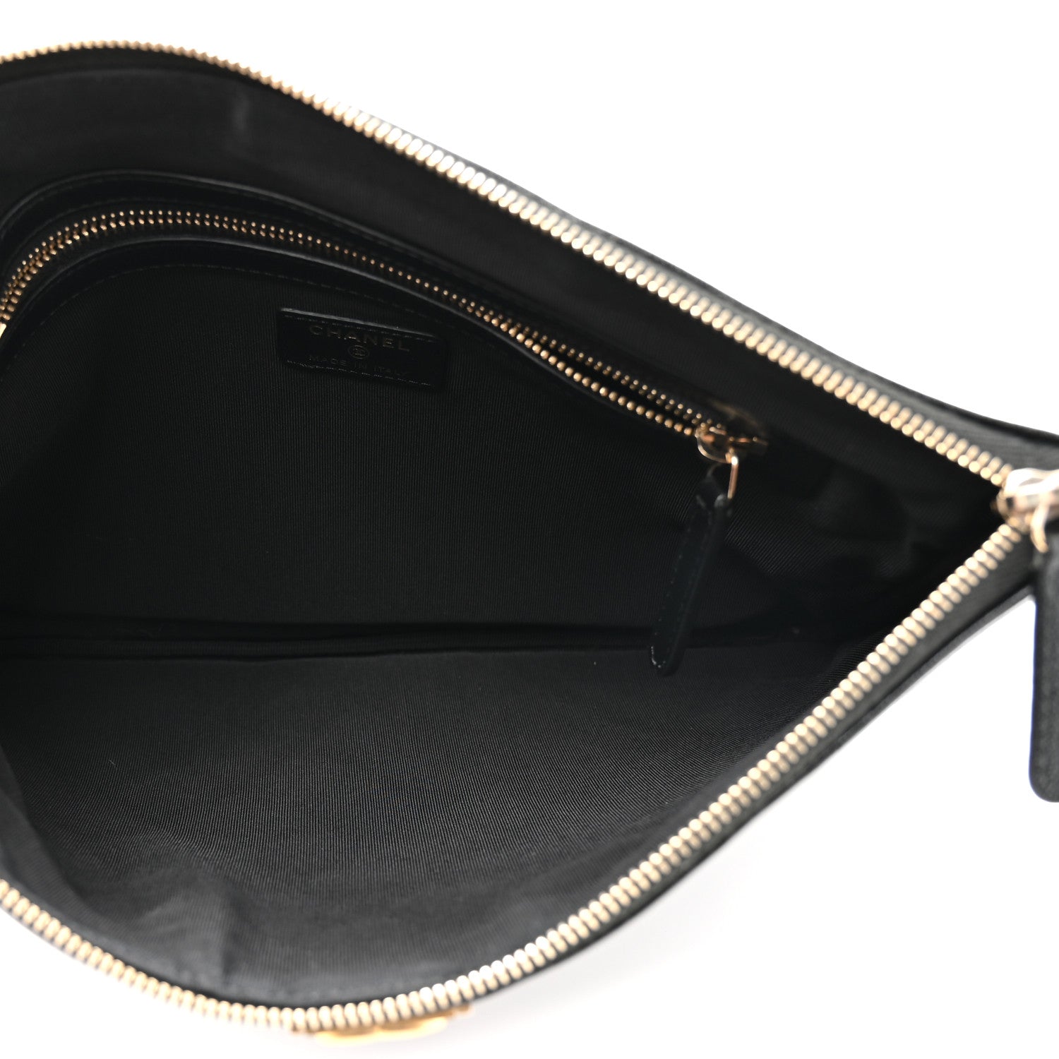 Chanel Caviar Quilted Medium Boy Cosmetic Case Black 5 of 7