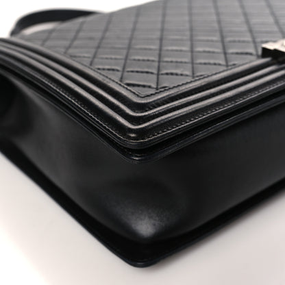 Chanel Calfskin Quilted Large Boy Flap Black 8 of 9