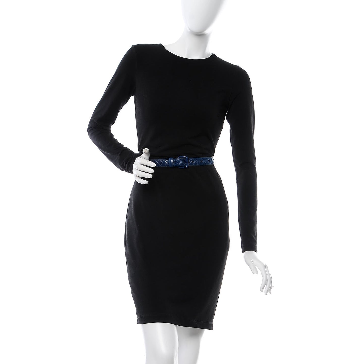 Nappa Intrecciato Belt 80 32 Blue