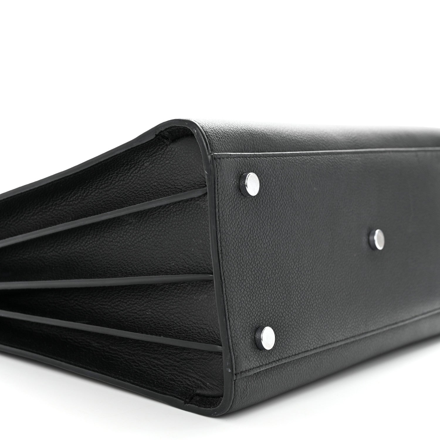 Saint Laurent Grained Calfskin Small Sac De Jour Black 10 of 13