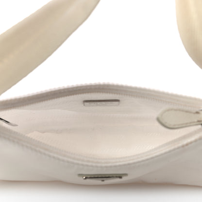Prada Tessuto Nylon Mini Re-Edition 2000 Bag White 5 of 11