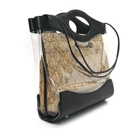 Chanel Calfskin PVC Quilted Chanel 31 Bag Black 3 of 10