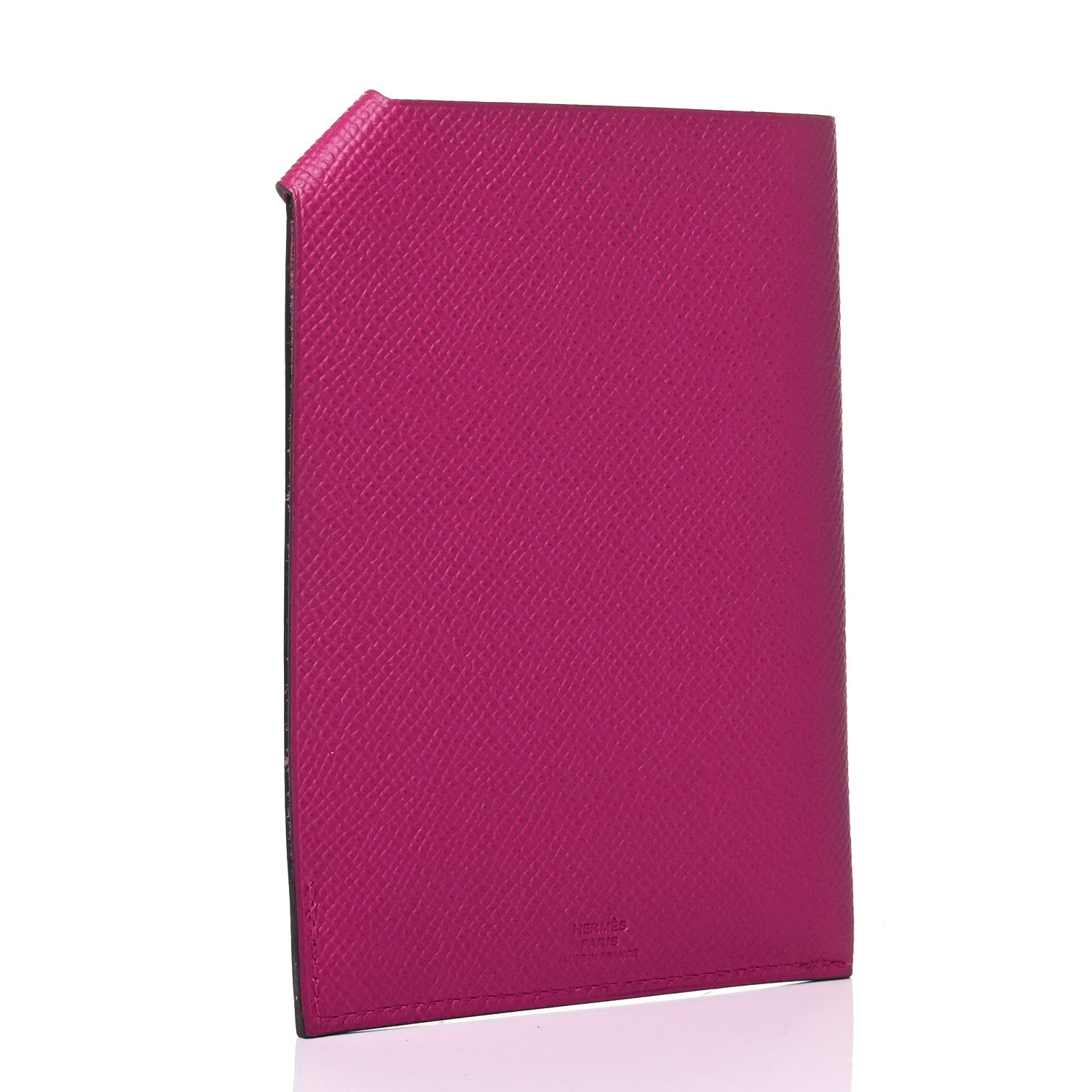 Hermes Epsom Tarmac PM Passport Holder Rose Pourpre 2 of 5