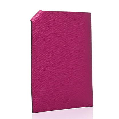 Hermes Epsom Tarmac PM Passport Holder Rose Pourpre 2 of 5