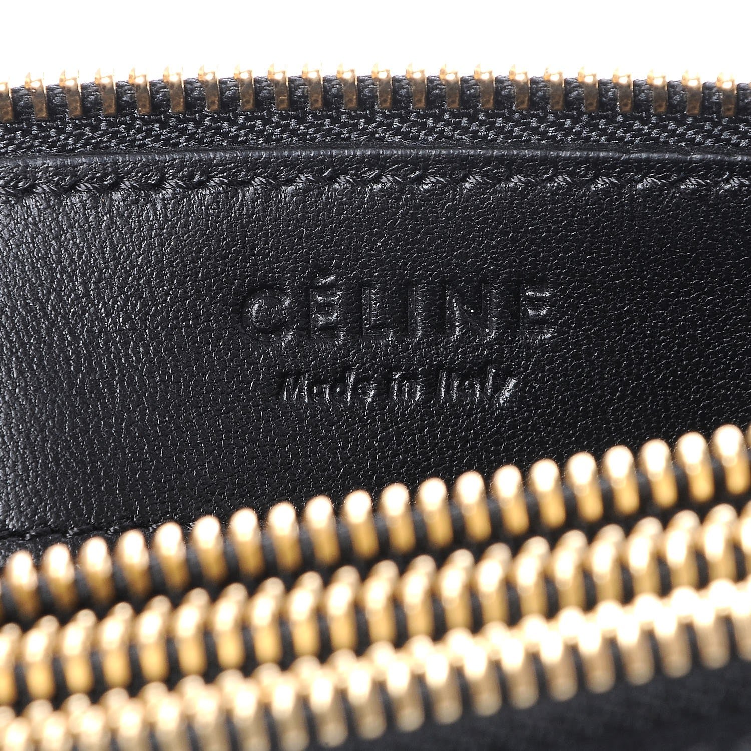 Celine Lambskin Small Trio Crossbody Bag Black 8 of 9