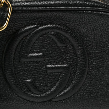 Gucci Pebbled Calfskin Mini Soho Disco Bag Black 7 of 12