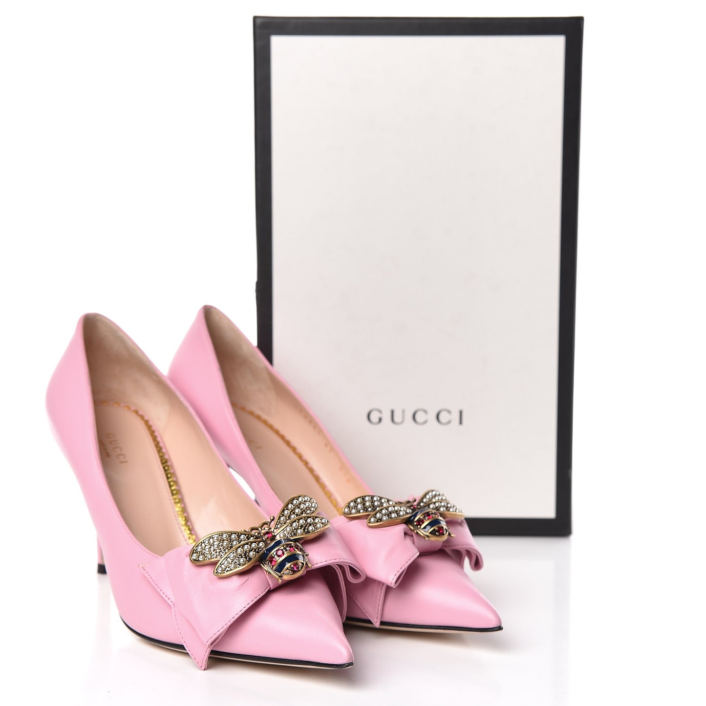 Nappa Queen Margaret Mid Heel Pumps 41 and 41.5 Sugar Pink