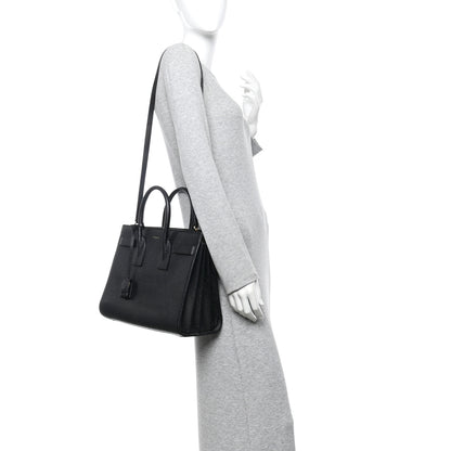 Saint Laurent Calfskin Small Sac De Jour Black 2 of 15