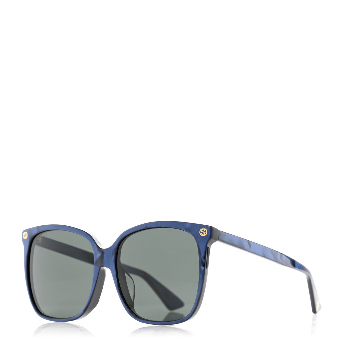 Acetate GG Sunglasses GG0022/SA Blue Grey
