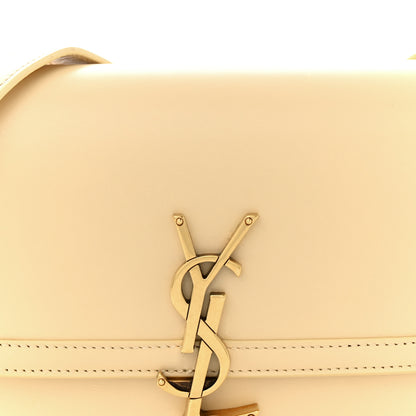 Saint Laurent Smooth Calfskin Small Solferino Satchel Ivory Natural 7 of 15