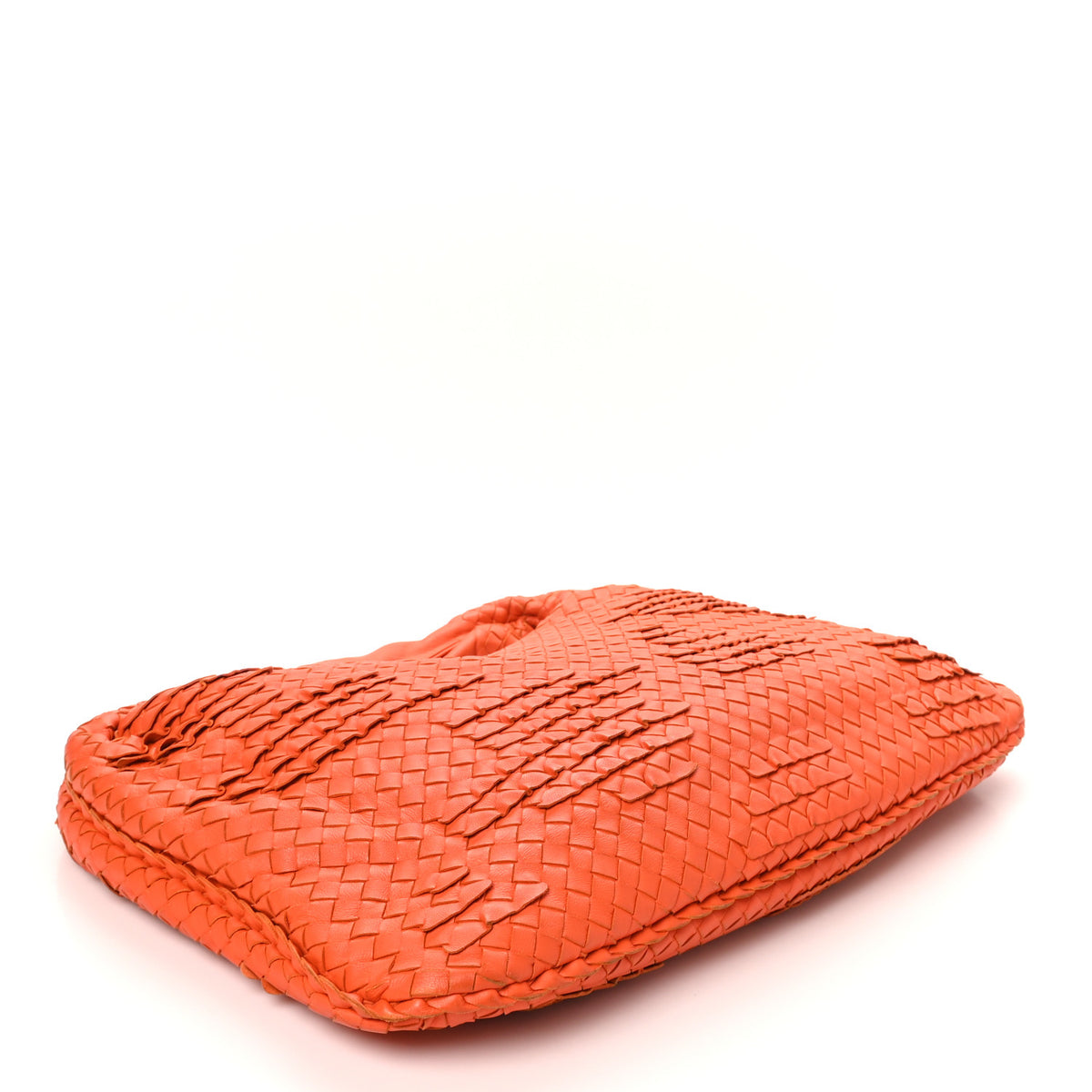 Bottega Veneta Nappa Intrecciato Ruffle Large Veneta Hobo Orange 6 of 8