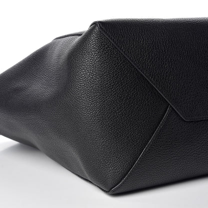 Celine Soft Grained Calfskin Medium Belt Cabas Phantom Black 5 of 9