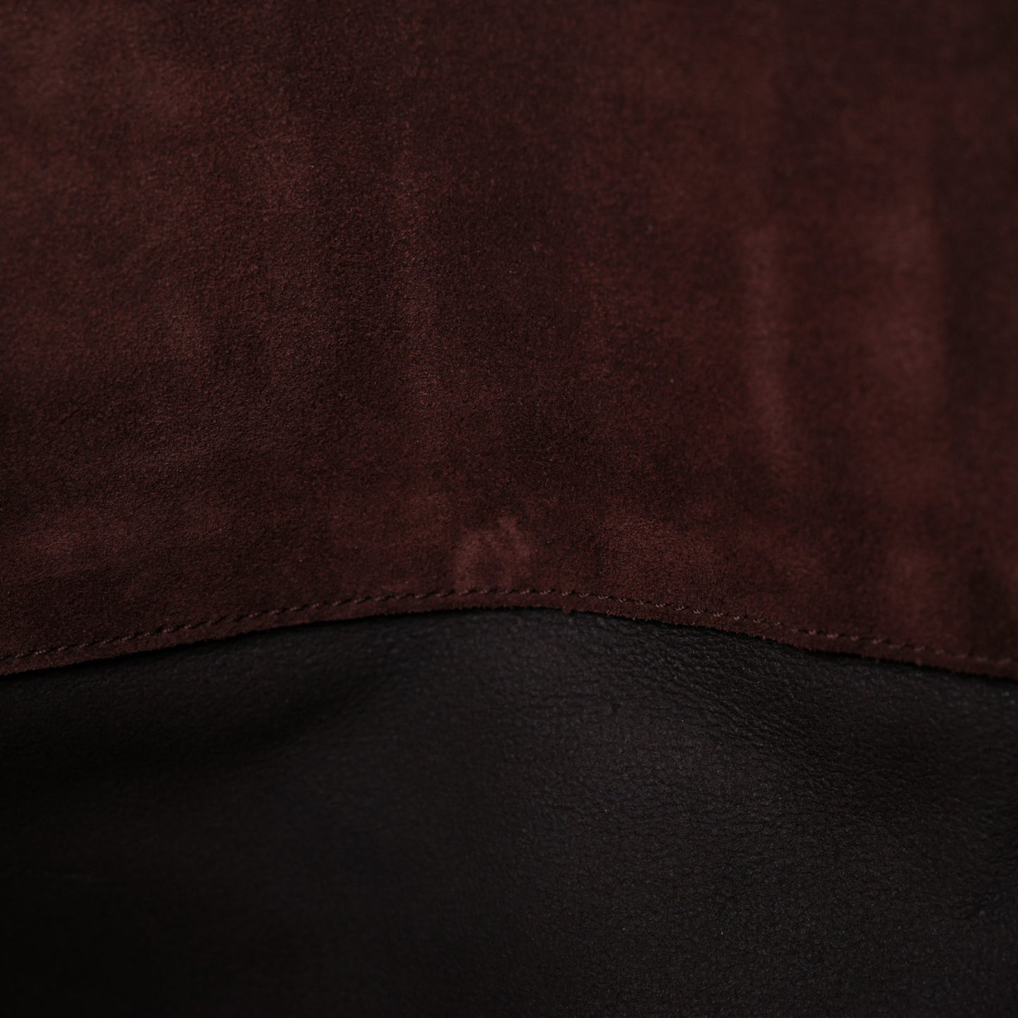 Crocodile Suede Tote Brown