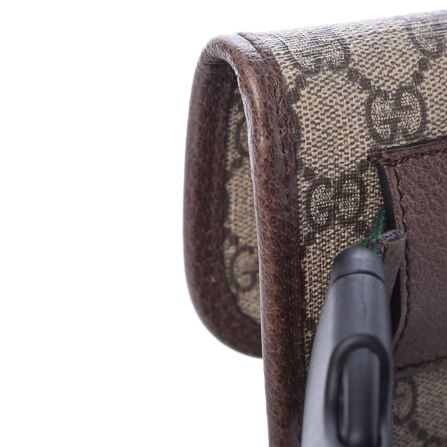 GG Supreme Monogram Neo Vintage Web Belt Bag Brown