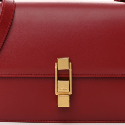 Saint Laurent Box Calfskin Le Carre Satchel Opyum Red 8 of 17