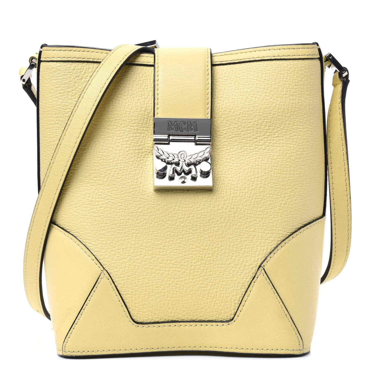 Calfskin Mini Claudia Crossbody Bag Yellow
