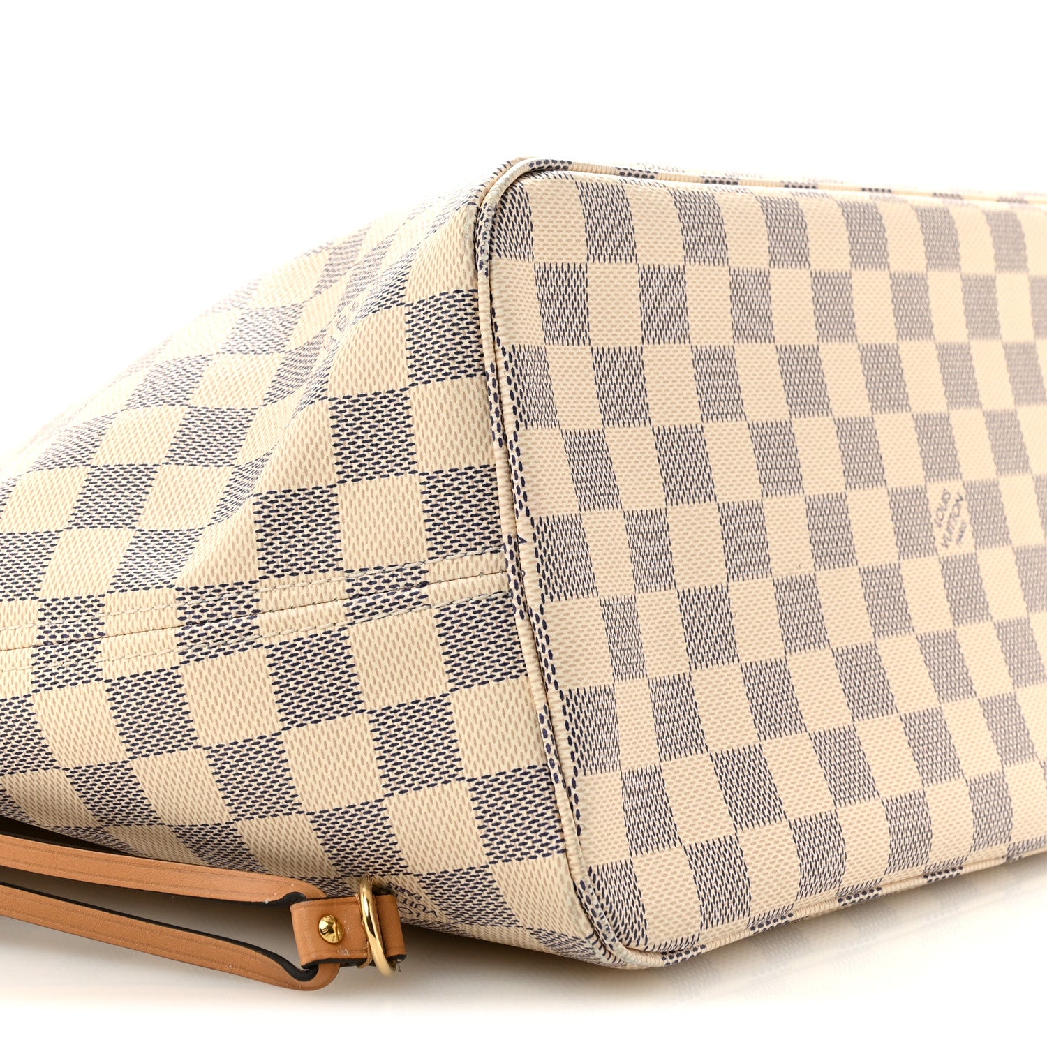 Louis Vuitton Damier Azur Braided Neverfull MM Orange 8 of 14