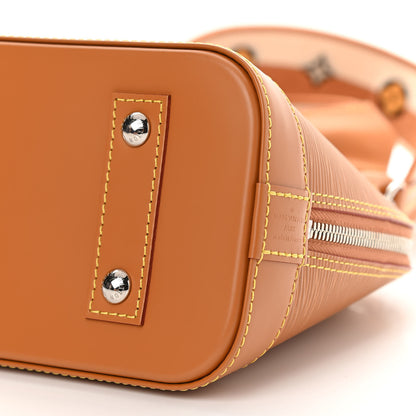 Louis Vuitton Epi Jacquard Alma BB Honey Gold 10 of 12