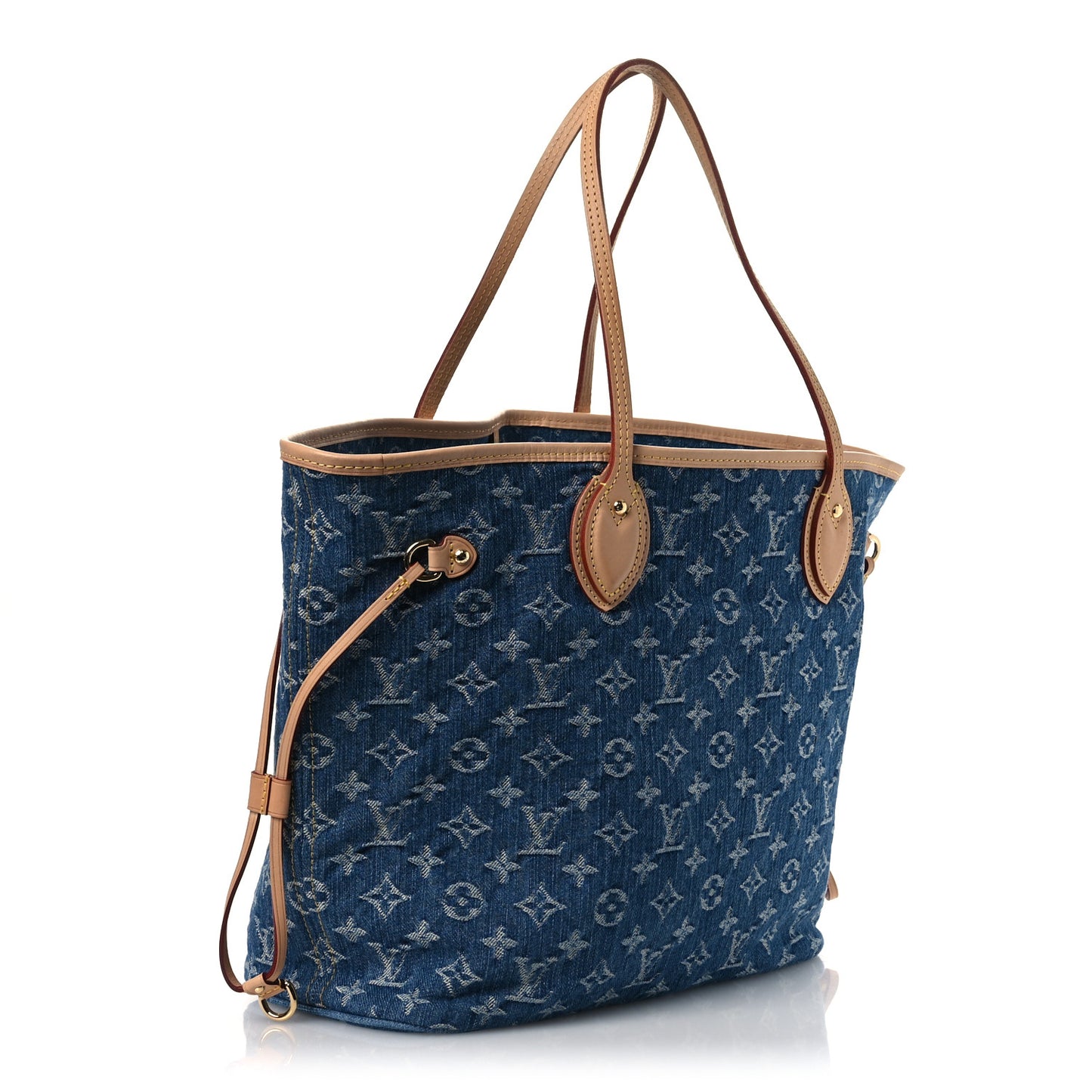 Monogram Denim Neo Neverfull MM   Blue