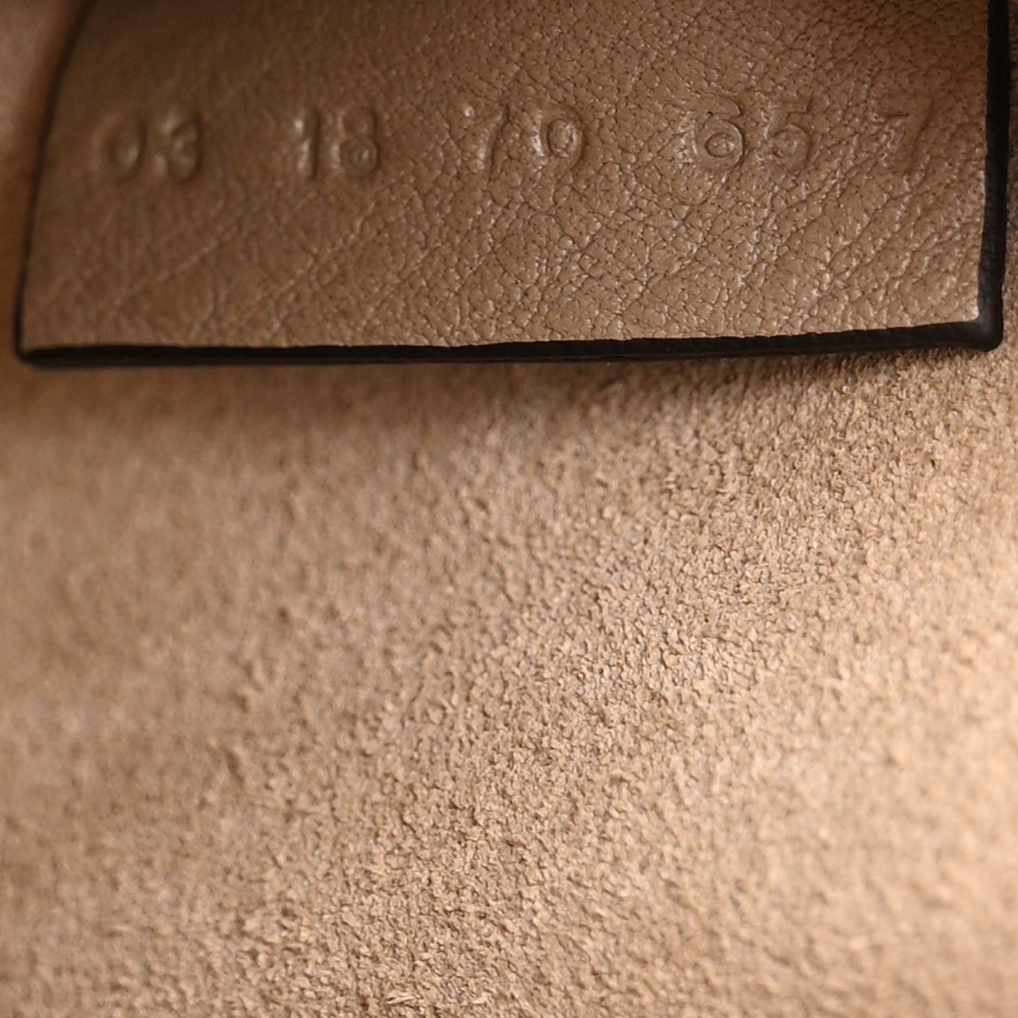 Calfskin Suede Small Nile Bracelet Bag Motty Grey