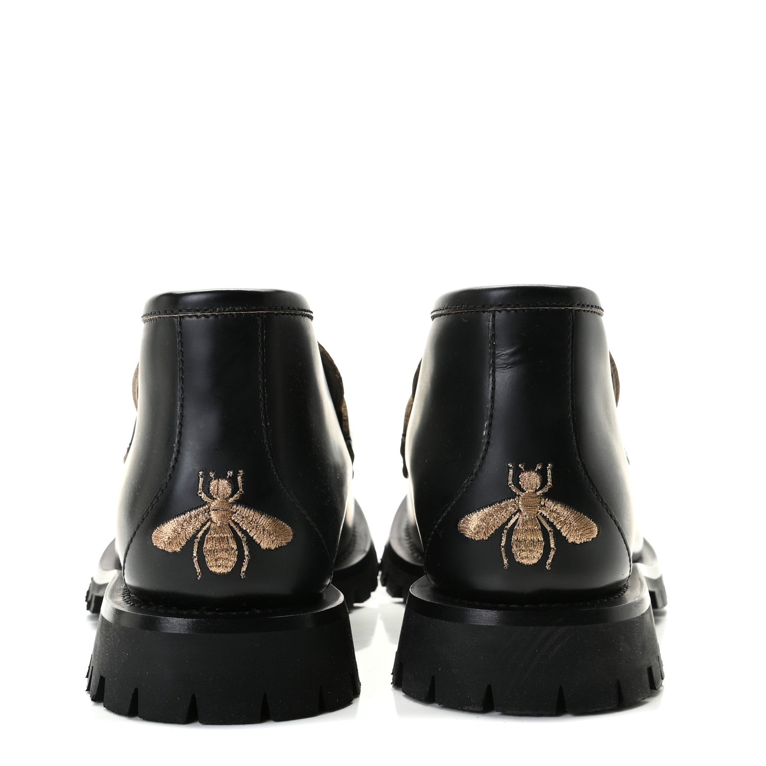 Gucci Cordovan Lux Mens Harald Horsebit Ankle Boots 7 Black 5 of 10