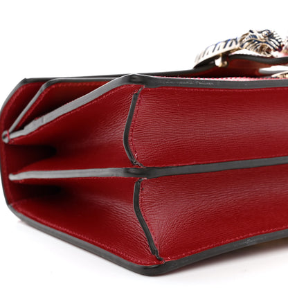 Gucci Snakeskin Azalea Calfskin Enamel Small Dionysus Shoulder Bag New Rock New Cherry Red Electric Blue 9 of 10