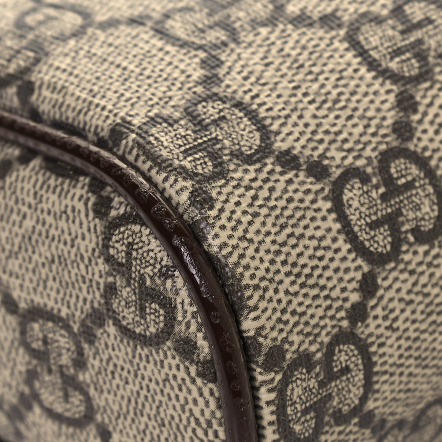 GG Supreme Monogram Web Small Ophidia Messenger Bag Brown