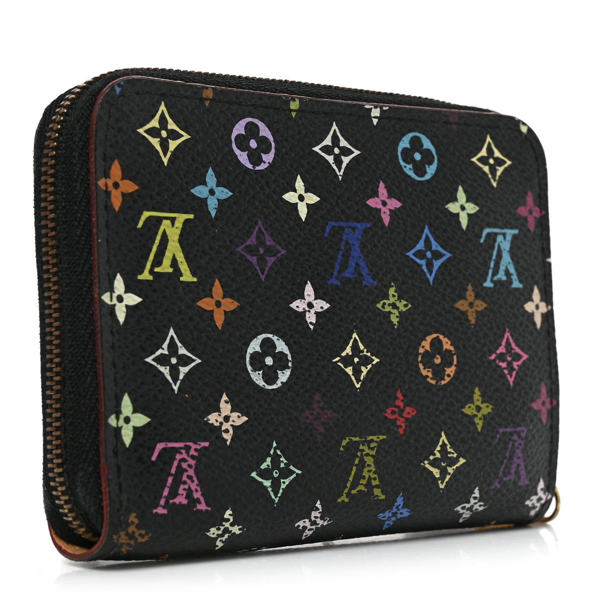 Louis Vuitton Monogram Multicolor Zippy Coin Purse Black 3 of 6