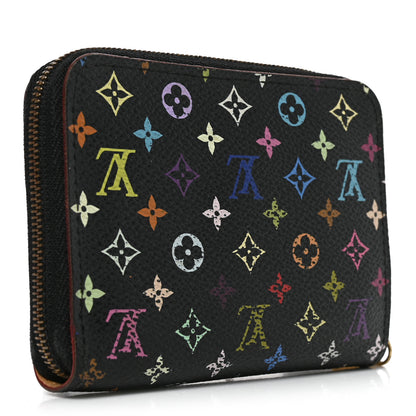 Louis Vuitton Monogram Multicolor Zippy Coin Purse Black 3 of 6