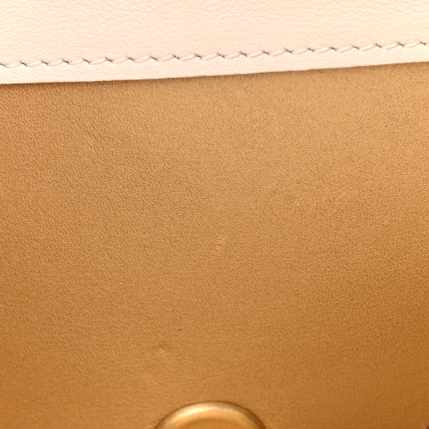 Calfskin Quilted Mini Bijoux Flap White