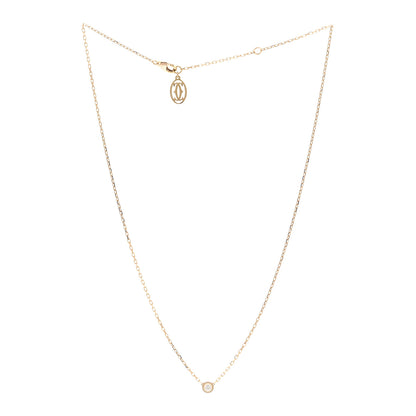 Cartier 18K Pink Gold Diamond SM D'Amour Pendant Necklace 3 of 5