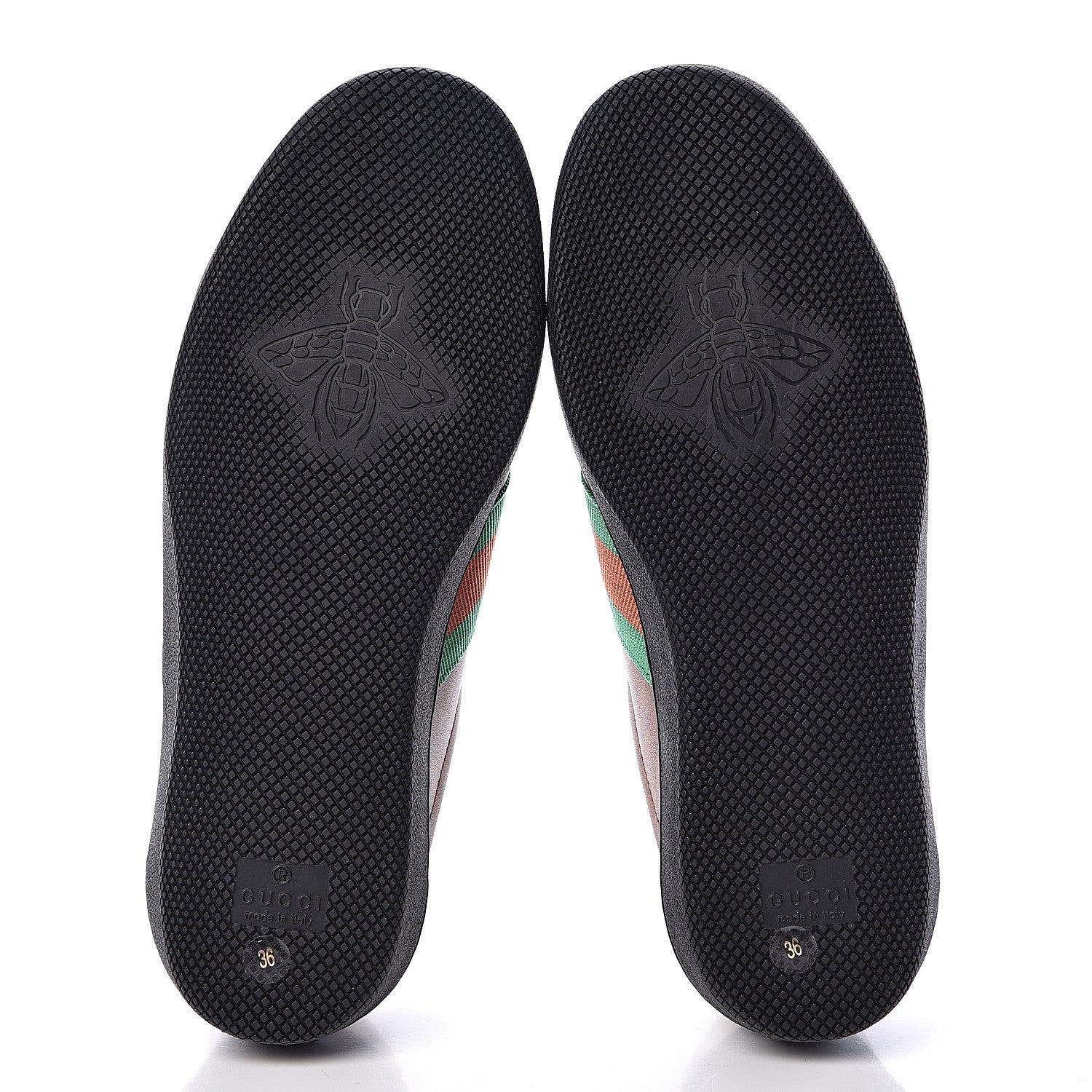 Gucci X DAPPER DAN Calfskin Suede GG Micro Monogram Womens G74 Sneakers 36 Black Cuir Burro 10 of 11
