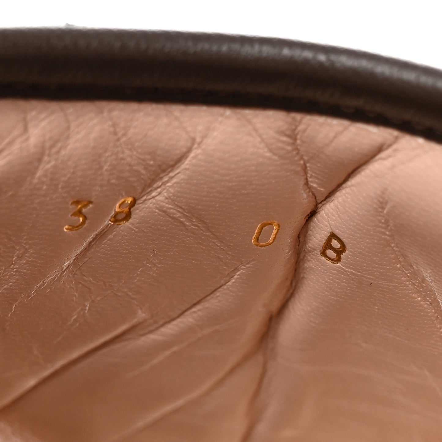 Monogram Jumbo GG Nappa Samoa Platform 40mm Slide Sandals 38 Camel Ebony New Acero