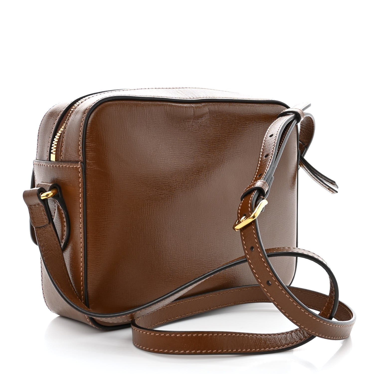 Gucci Azalea Calfskin Small Horsebit 1955 Shoulder Bag Brown Sugar 3 of 11
