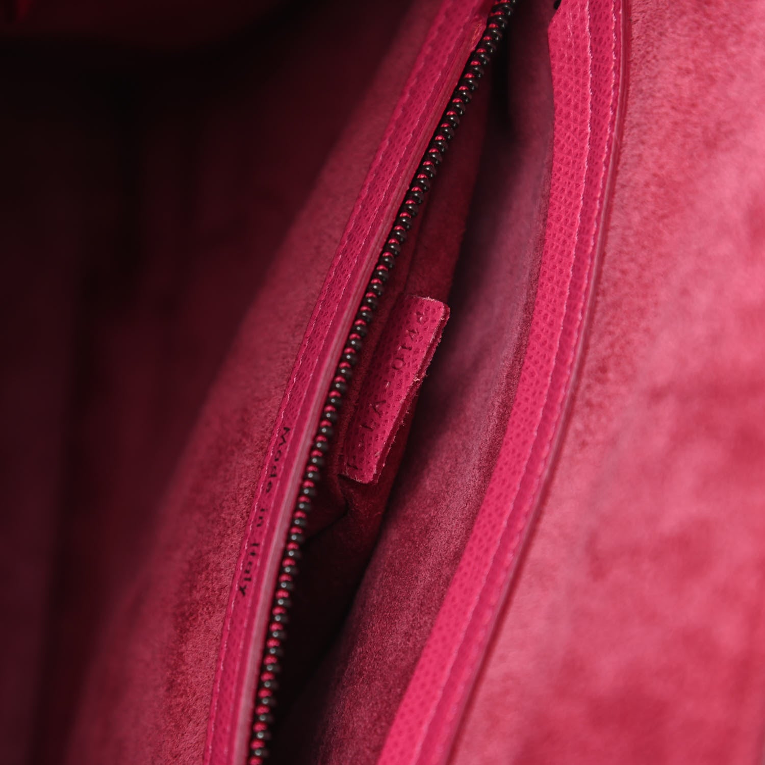 Celine Grained Calfskin Medium Phantom Luggage Fuchsia 9 of 10