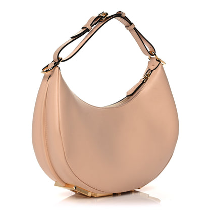 Fendi Vitello Grace Matte Small Fendigraphy Hobo Bag Light Rose 3 of 10