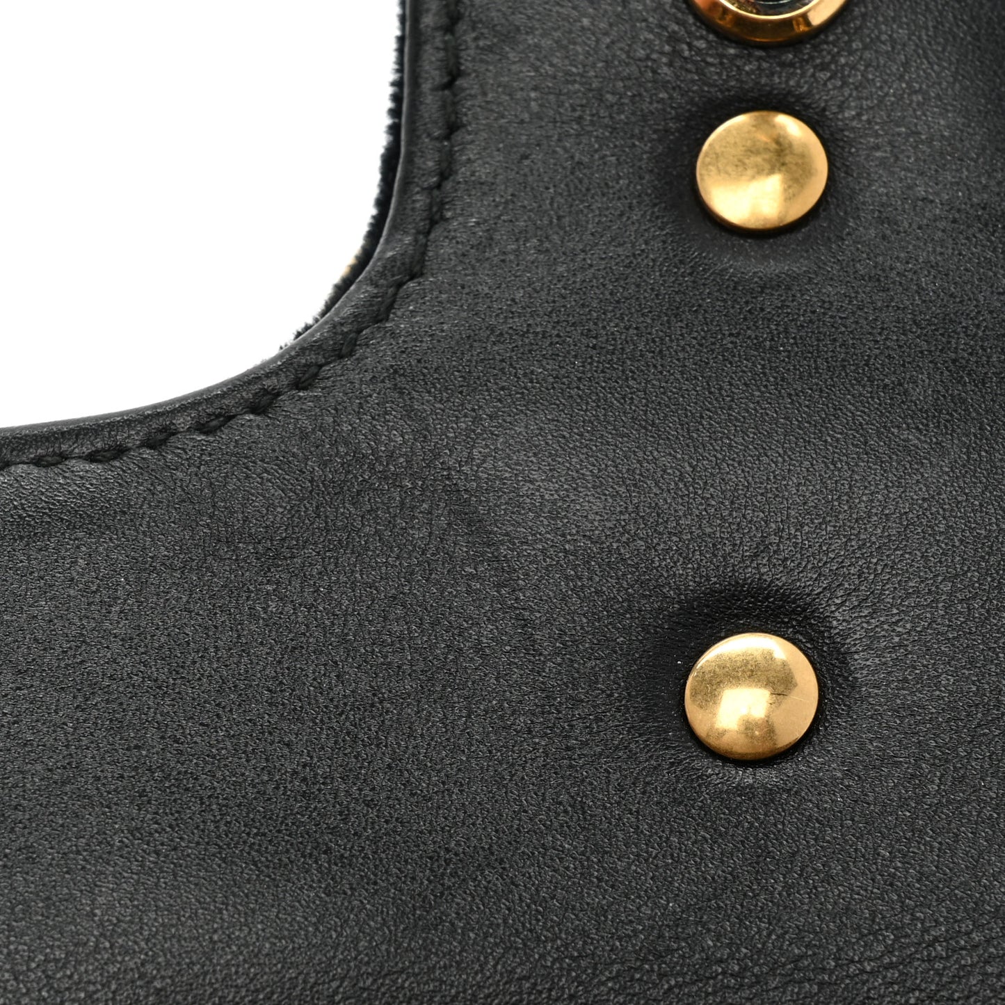 Velvet Matelasse Mini GG Marmont Shoulder Bag Black