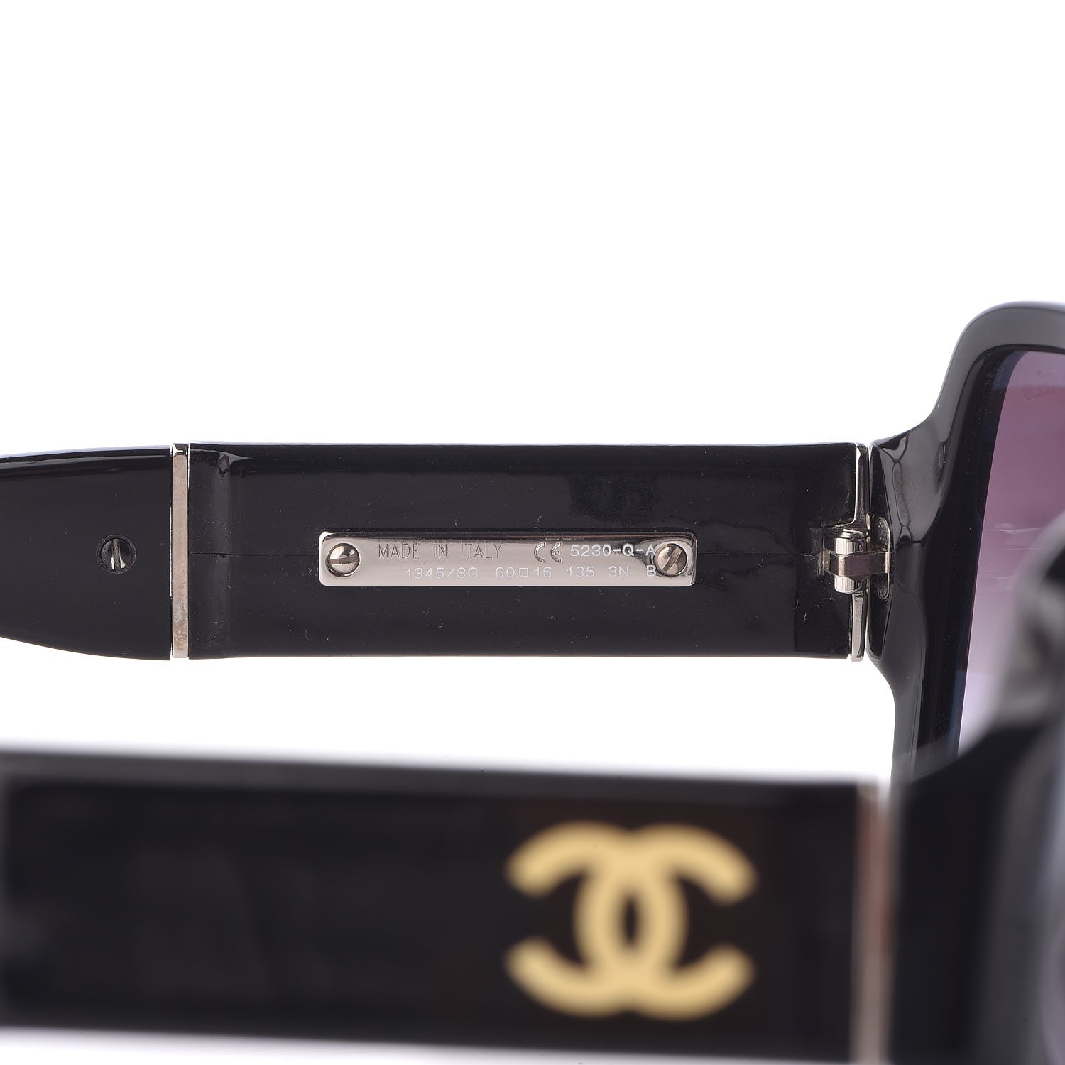 Chanel Square Summer CC Sunglasses 5230Q Black 5 of 7