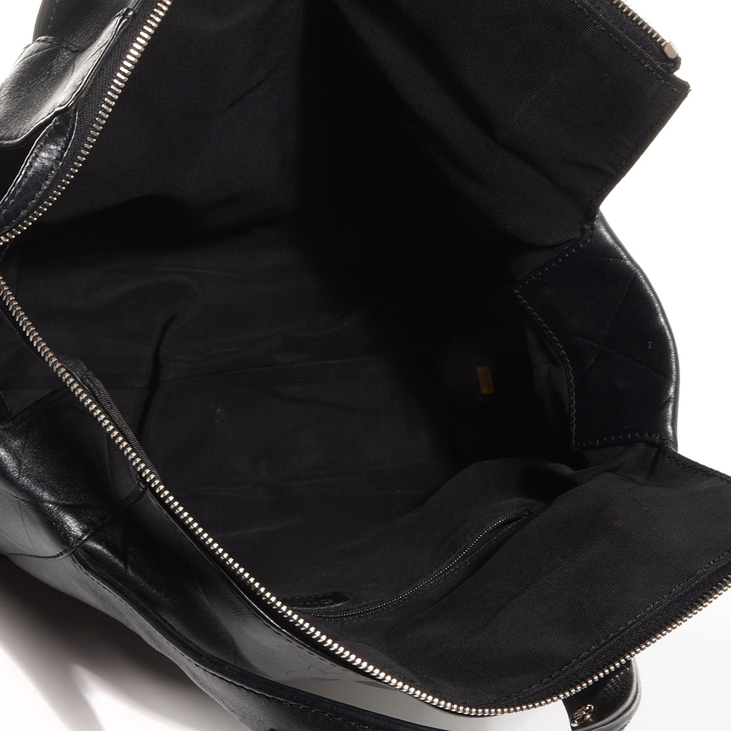 Calfskin CC Chevron All Day Long CC Bag Black